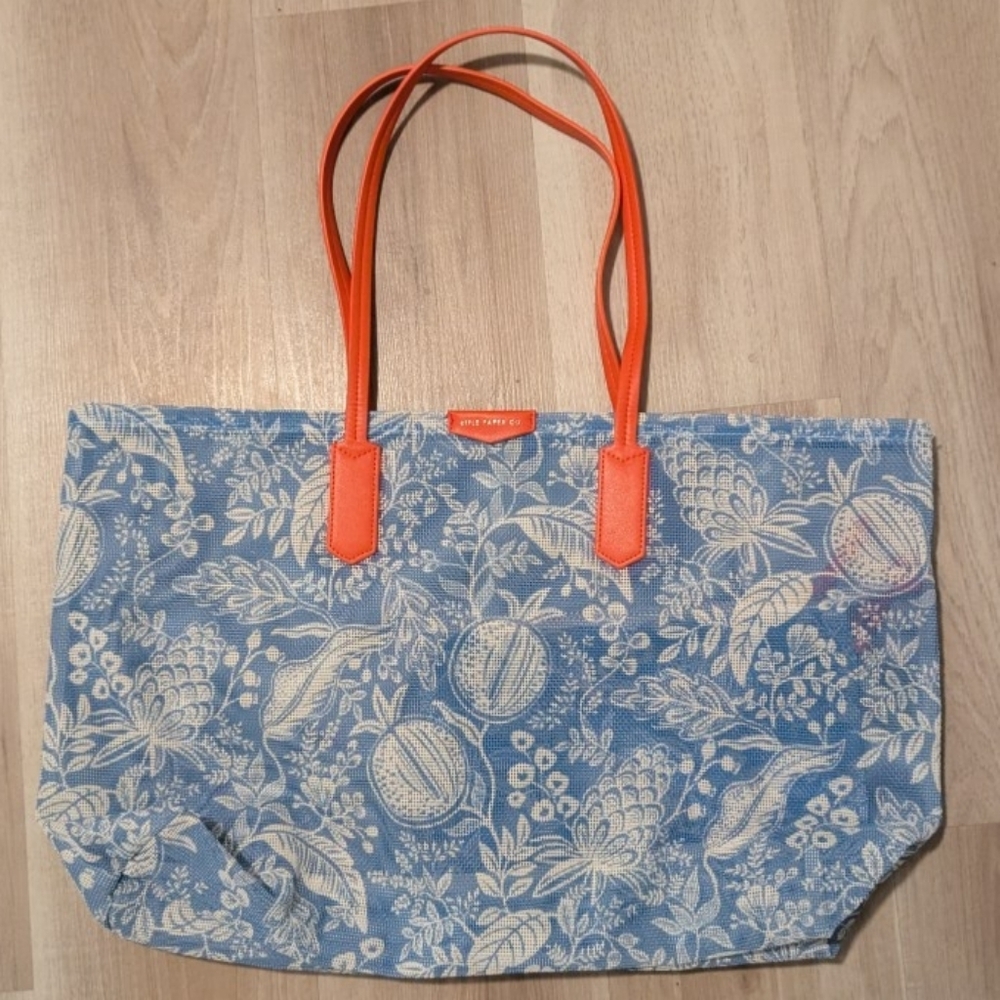 Rifle Paper Co. Pomegranate Mesh Tote (Beach Bag)